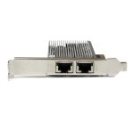 StarTech.com Tarjeta Adaptador de Red PCI Express Ethernet 10GBase-T con 2 Puertos RJ45 Chipset Intel x540