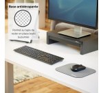 Tapis de souris fellowes argent
