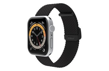 Celly WBANDBRAIDEDBK pieza y accesorio para reloj Correa de reloj