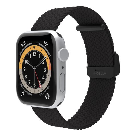 Celly WBANDBRAIDEDBK pieza y accesorio para reloj Correa de reloj