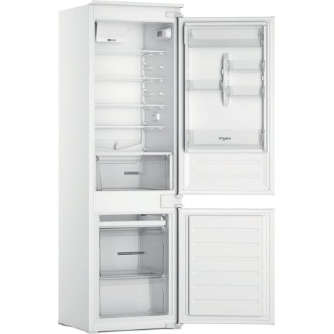 WHIRLPOOL Réfrigérateur congélateur encastrable WHC18D021A1SFFR, 268 litres, Froid brassé,