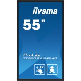 iiyama TF5539AS-B1AG Écran d'affichage dynamique Écran plat de signalisation numérique 138,7 cm (54.6") LED 500 cd/m² 4K Ultra HD Noir Écran tactile Intégré dans le processeur Android 24/7