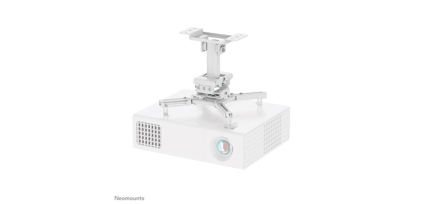 Neomounts CL25-530WH1 Support de plafond pour vidéoprojecteur - h25.5 cm - installation facile - orientable