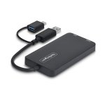StarTech.com Adaptateur USB vers Double HDMI, USB A/C vers 2 Écrans HDMI (1x 4K30Hz, 1x 1080p), Câble de 11 cm, Adaptateur USB 3.0 vers Écran HDMI, Windows/macOS, Noir