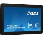 iiyama ProLite TF1633MSC-B1 PC Flat Screen 39.6 cm (15.6") 1920 x 1080 pixels Full HD Touchscreen Black