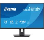 iiyama ProLite XB3294UHSCP-B1 écran plat de PC 80 cm (31.5") 3840 x 2160 pixels 4K Ultra HD Noir