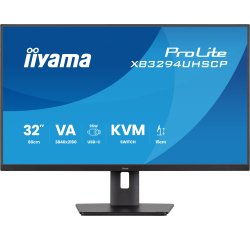 iiyama ProLite XB3294UHSCP-B1 computer monitor 80 cm (31.5") 3840 x 2160 Pixels 4K Ultra HD Zwart