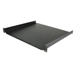 StarTech.com Étagère pour Rack Serveur 1U - Étagère Universelle pour Rack/Armoire d'Équipement Réseau 19" - Acier Gros Calibre - Capacité de Poids 20kg - Plateau de 41cm de Profondeur, Noir