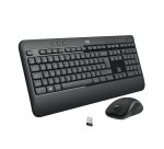 Logitech 920-008676 clavier Souris incluse Universel RF sans fil AZERTY Français Noir, Blanc