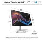 HP Monitor serie 7 Pro 4K Thunderbolt 4 da 27'' - 727pk