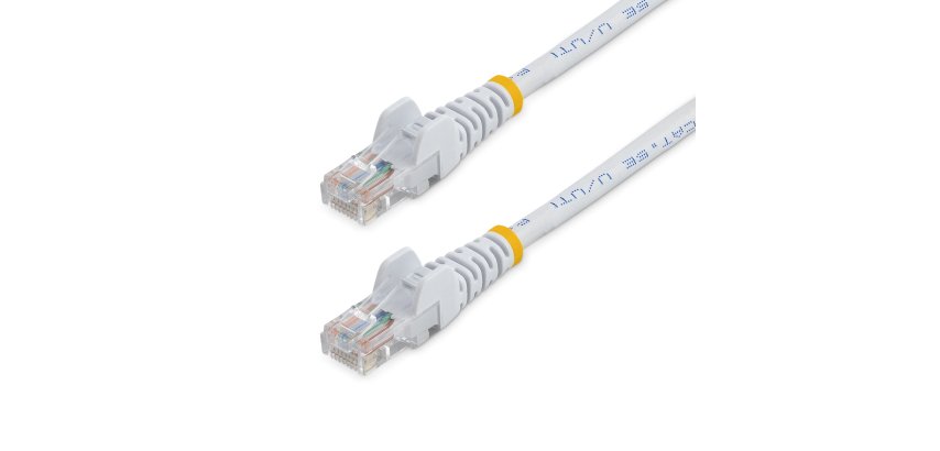 StarTech.com Cat5e patchkabel met snagless RJ45 connectors - verbindingskabel - 3 m - wit
