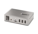 StarTech.com Hub USB-C à 10 Ports - 8x USB-A et 2x USB-C - Hub USB Type-C Auto-Alimenté avec Bloc d'Alimentation 65W - USB 3.1 10Gbps - Hub USB avec câble de verrouillage certifié USB-IF de 91cm - Splitter USB C
