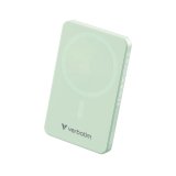 Verbatim Charge 'n' Go Essentials Magnetic Wireless Power Bank 5000 mAh Green