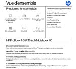 HP ProBook 4 G1iR Intel® Core™ i5 i5-1334U Ordinateur portable 40,6 cm (16") WUXGA 8 Go DDR5-SDRAM 256 Go SSD Wi-Fi 6E (802.11ax) Windows 11 Home Argent