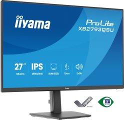 iiyama ProLite XB2793QSU-B1 écran plat de PC 68,6 cm (27") 2560 x 1440 pixels Quad HD LED Noir