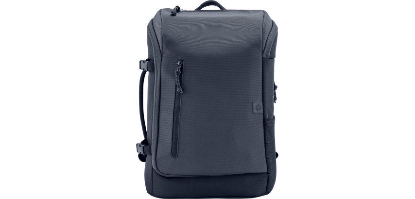 HP Travel 25 Liter 15.6 Iron Grey Laptop Backpack + 125 Wired Mouse backpack Travel Backpack Blue, Grey Polyester
