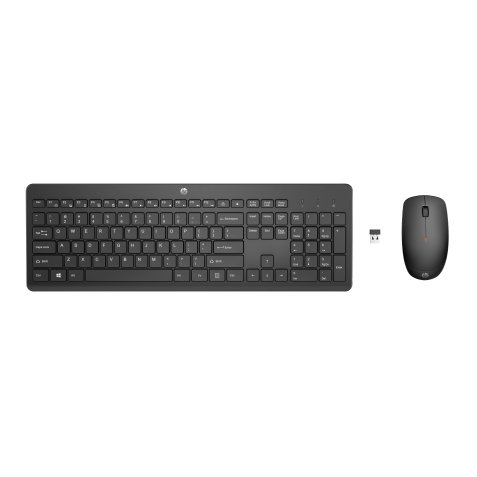 HP 230 WL MOUSE+KB COMBO FR clavier Souris incluse Bureau RF sans fil Noir