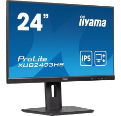iiyama ProLite XUB2493HS-B6 écran plat de PC 60,5 cm (23.8") 1920 x 1080 pixels Full HD LED Noir