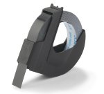 DYMO Authentic Embossing Label Tape | 9 mm x 3 m roll | White Print on Black | Self-Adhesive | for Embossing Label Makers | 1 Count