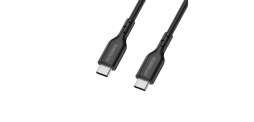 OtterBox USB-C to USB-C, M/M, Noir, 2 m - produits livrés sans emballage