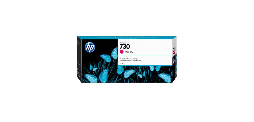 HP Cartouche d’encre 730 DesignJet magenta, 300 ml