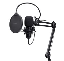 Trust GXT 270 Emita II+ Noir Microphone pour podcast
