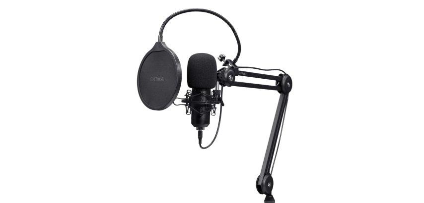 Trust GXT 270 Emita II+ Noir Microphone pour podcast