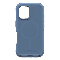 OtterBox Defender Series pour MagSafe pour iPhone 16, Baby Blue Jeans