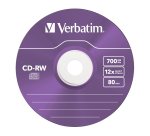 Verbatim CD-RW Colour 12x 700 MB 5 pz