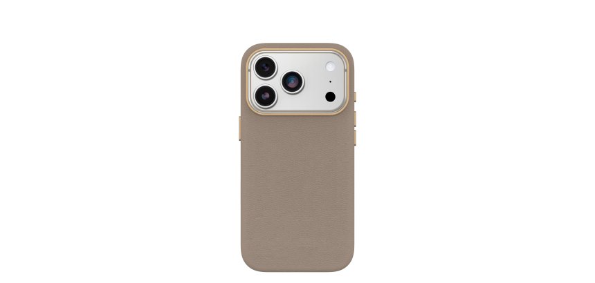OtterBox Symmetry Cactus Leather Series voor Apple iPhone 17 Pro, Cottonwood Glen