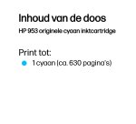 HP 953 originele cyaan inktcartridge