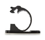 StarTech.com 100 Clip Fermacavi Autoadesivi Nero - Graffette Fermacavo Adesive da Scrivania per Cavi Elettrici/Rete - Supporto Fermacavi - Fermacavo in Plastica - Classe Antincendio UL/94V-2