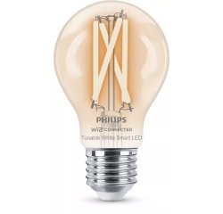 Philips Lampadina a filamento trasparente 7 W (Eq. 60 W) A60 E27