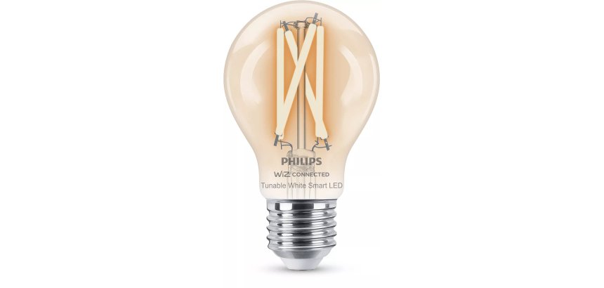 Philips Lampadina a filamento trasparente 7 W (Eq. 60 W) A60 E27