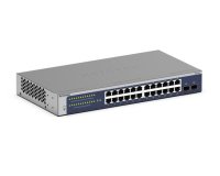 NETGEAR GS724Tv6 Gestionado L2+/L3 Gigabit Ethernet (10/100/1000) 1U Azul, Gris