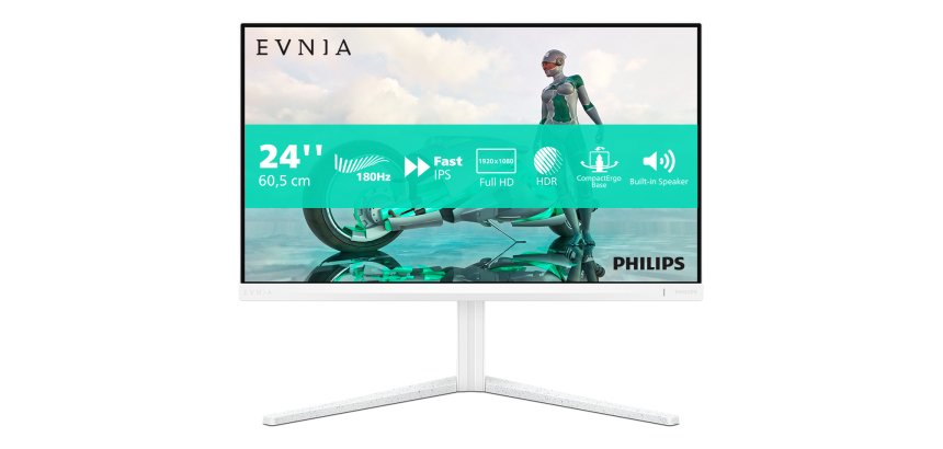 Philips Evnia 24M2N3201A/00 écran plat de PC 60,5 cm (23.8") 1920 x 1080 pixels Full HD LCD Blanc