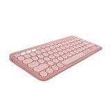 Logitech Pebble Keys 2 K380s clavier Universel RF sans fil + Bluetooth AZERTY Français Rose