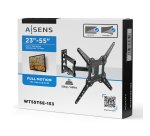 AISENS Soporte Eco Giratorio, Inclinable Para Monitor/TV 30kg (3 Pivotes) De 23-55, Negro