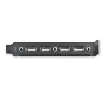 StarTech.com Equerre USB 4 ports - Adaptateur de Slot 4 ports USB 2.0 A Femelle