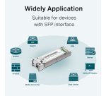 TP-Link Omada TL-SM321A module émetteur-récepteur de réseau Fibre optique 1250 Mbit/s SFP