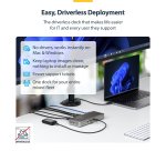 StarTech.com USB4 Docking Station, Driverless Dual 4K 144Hz for Mac and Windows, Universal USB-C Dock with DisplayPort, 100W PD and 2.5GbE