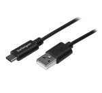 StarTech.com 4m USB-A naar USB-C Laadkabel, Charge & Sync, 3A, USB 2.0, USB-IF Gecertificeerd - Zwarte USB Oplaadkabel
