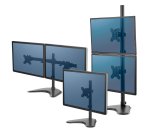 Fellowes Seasa Bras porte-écrans double vertical sur pied