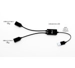 i-tec USB-A Cable HUB 2 port (2x USB-A)
