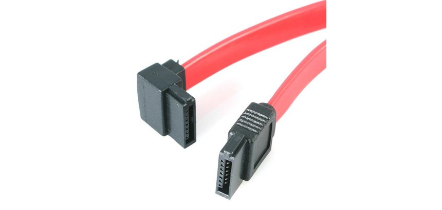 StarTech.com Cable Serial ATA SATA a SATA Acodado a la Izquierda - 12 pulgadas