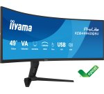 iiyama ProLite XCB4994DQSU-B1 écran plat de PC 124,5 cm (49") 5120 x 1440 pixels Dual QHD LCD Noir