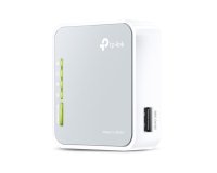 TP-Link TL-MR3020 routeur sans fil Fast Ethernet Monobande (2,4 GHz) 4G Argent, Blanc