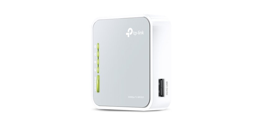 TP-Link TL-MR3020 routeur sans fil Fast Ethernet Monobande (2,4 GHz) 4G Argent, Blanc
