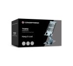 Conceptronic THANA08G Foldable Swivel Phone Stand, 360° Rotating Base, Adjustable Height
