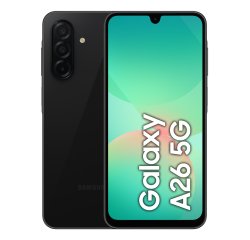 Samsung Galaxy A26 5G, Smartphone con Funzioni intelligenti, Display Super AMOLED 6.7”, 6GB RAM, 128GB, Batteria 5.000 mAh, memoria espandibile, Black